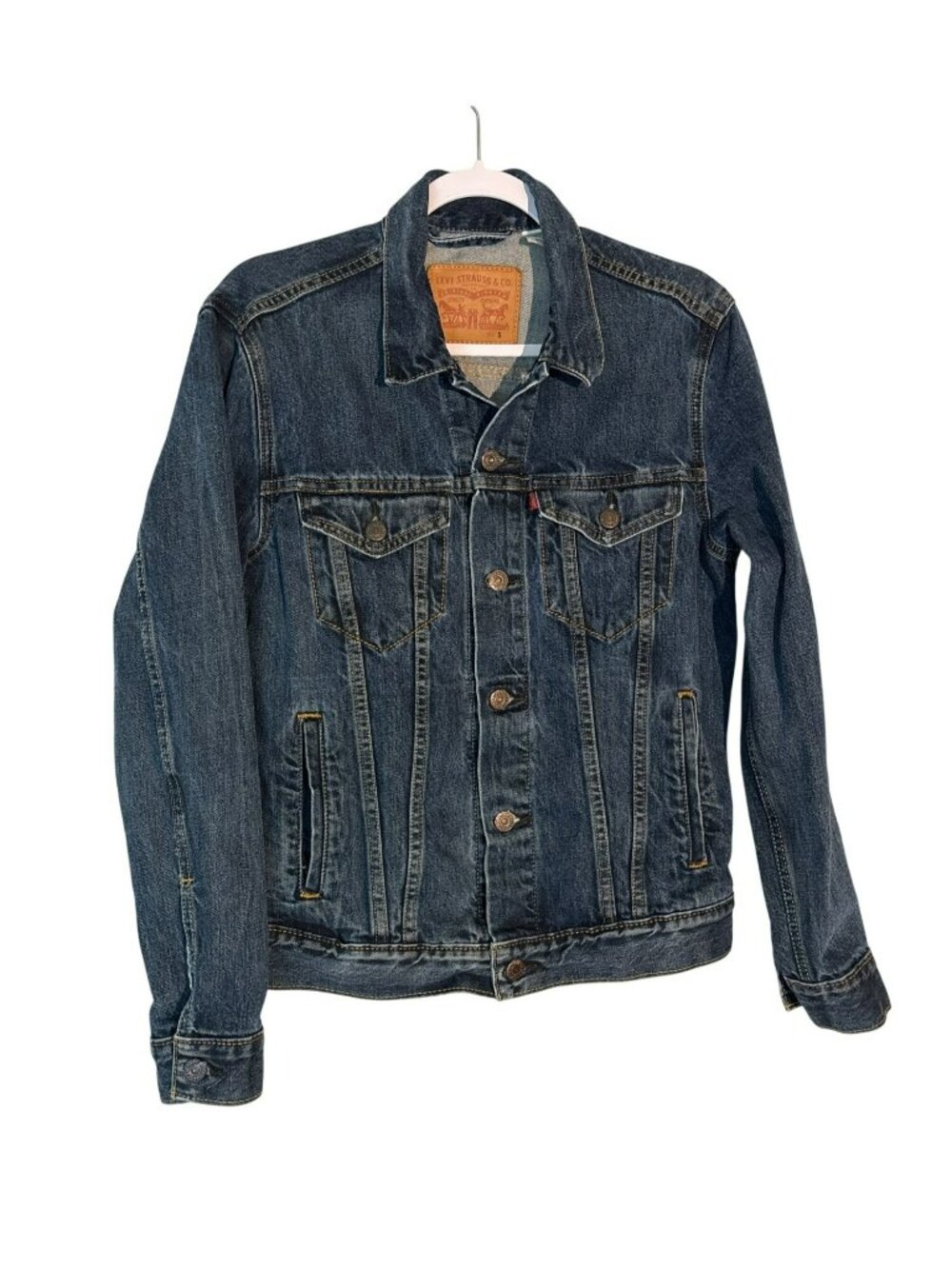 Levi's Denim Button-Up Classic Fit 100% Cotton Trucker Jacket  S